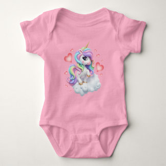 Cute unicorn : For Baby Girls T Shirt