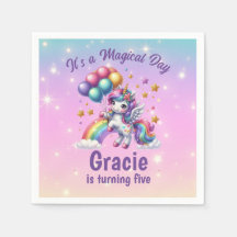 Cute Unicorn Girls Birthday