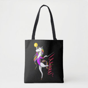 Cute Unicorn Gymnastics Magic Gymnast Tygkasse