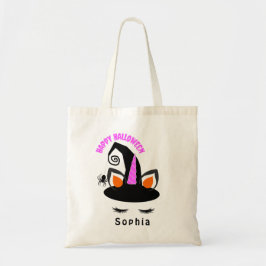 Cute Unicorn Halloween Candy Bus eller godis Tygkasse