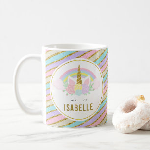 Cute Unicorn Hett Chocolate Mugg för barn