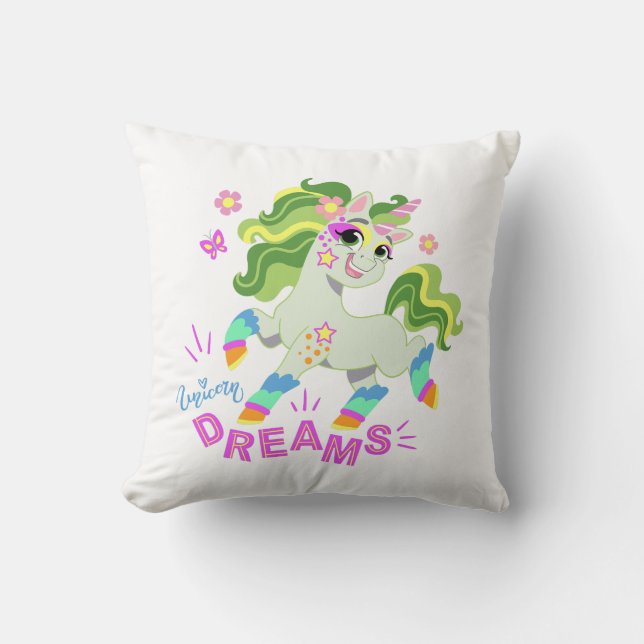 Cute Unicorn illustration #2 Kudde (Framsida)