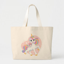 Cute Unicorn in eart Jumbo Tygkasse