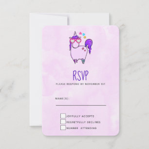 Cute Unicorn in Hjärtformade Glass OSA Kort