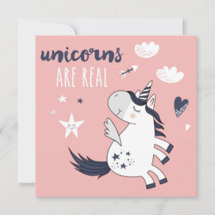 Cute Unicorn Julkort