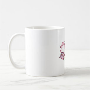 Cute Unicorn-kylning med Manga Chip och Boba Te Kaffemugg