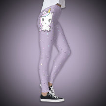 Cute Unicorn Lila Legging