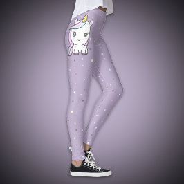 Cute Unicorn Lila Legging