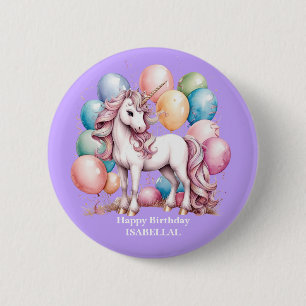Cute Unicorn Magic princess Girly-barn Knapp