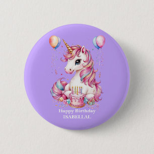 Cute Unicorn Magic princess Girly-barn Knapp