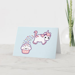 Cute Unicorn med Cupaka Kort