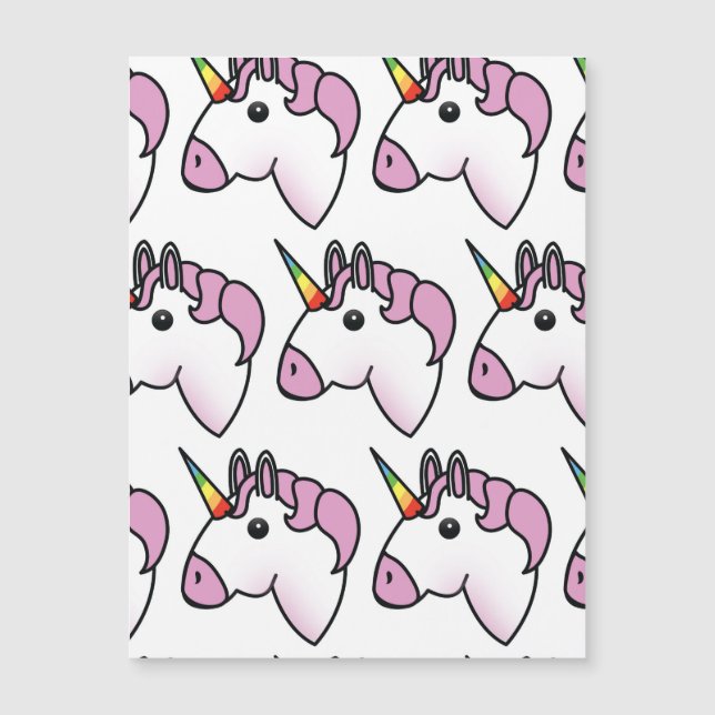 Cute Unicorn Mönster (Framsida)