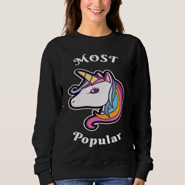 Cute unicorn most popular t shirt (Framsida)