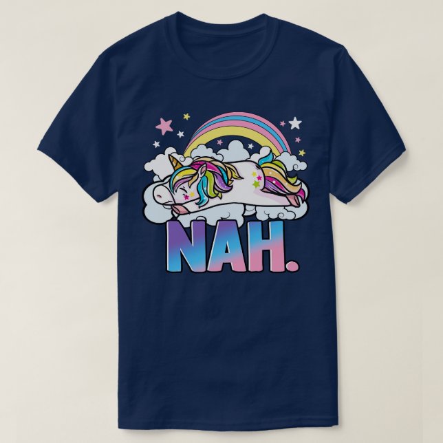 Cute Unicorn No T Shirt (Design framsida)