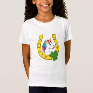 Cute Unicorn på St patrick's day T Shirt