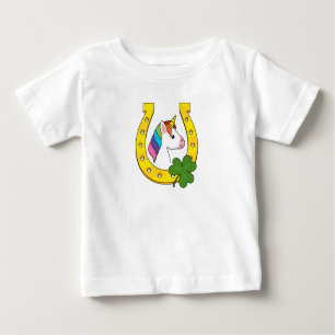 Cute Unicorn på St patrick's day T Shirt