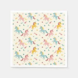 Cute Unicorn Pappersservett