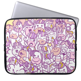 Cute Unicorn Pony: Magic Doodle Collection Laptop Fodral