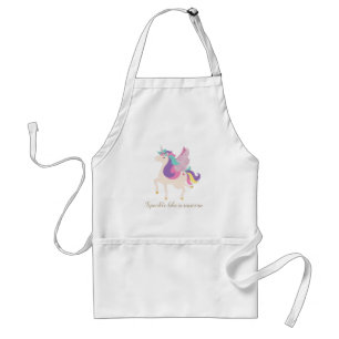 Cute Unicorn Rainbow Förkläde