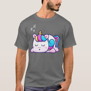 Cute Unicorn Spieping (1) T Shirt