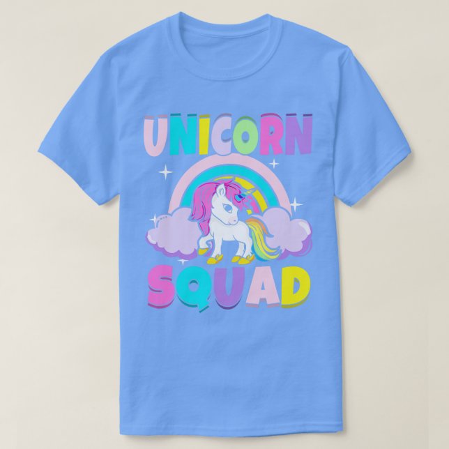 Cute Unicorn Squad Pastel Magic Mythical T Shirt (Design framsida)