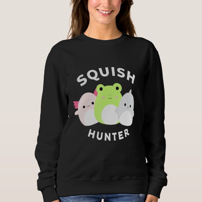 Cute Unicorn Square Hunter Squishmallow Costume T Shirt (Framsida)