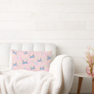 Cute Unicorn-stjärnor, sömlösa mönster Lumbarkudde