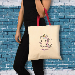 Cute Unicorn Tote Bag Tygkasse