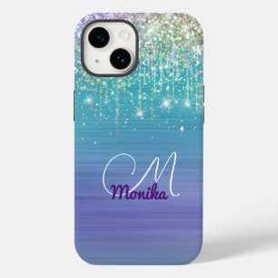 Cute Unicorn Turcos Lila glitter Faux Glitter