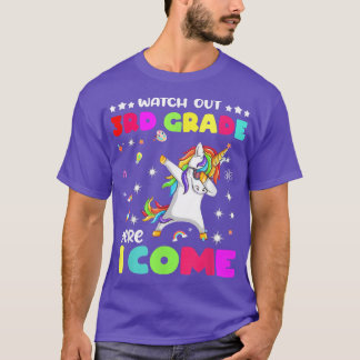 Cute Unicorn vaktar 3:e Klass här i Kom tillbaka T Shirt