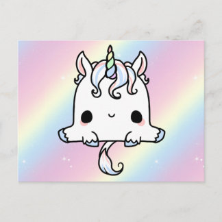 Cute Unicorn-vykort Vykort