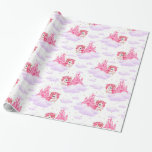 Cute Unicorns jul Presentpapper<br><div class="desc">Wrapping Papper Cute Unicorns-Anpassadet Jul/Festive/Unique/Helgdagars</div>