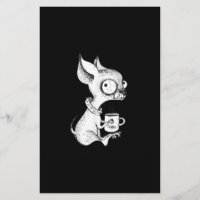 Cute Unique Chihuahua Coffee Art Hund älskare Gift