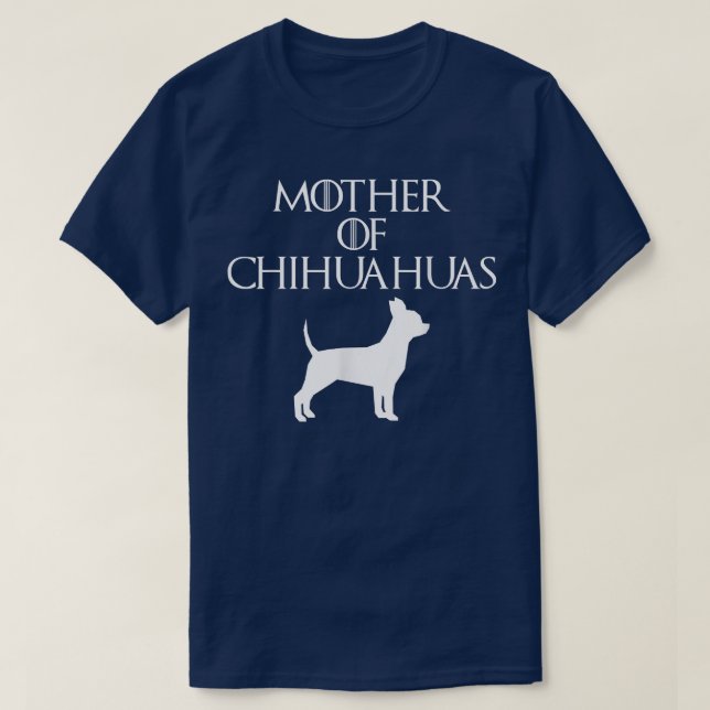 Cute & Unique White Mor of Chihuahuas E010608 T Shirt (Design framsida)