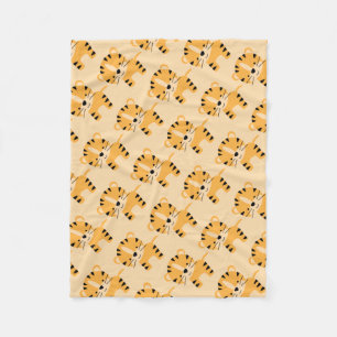 Cute Unisex Baby Tiger Fleecefilt