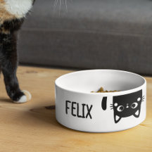 Cute Upsidedown Black Cat Kattunge med Namn