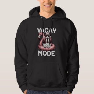 Cute Vacay Mode Bloodhound Hund Mamma sommaruppehå Hoodie