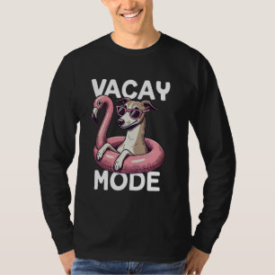 Cute Vacay Mode Italy Greyhound Mamma Summer Vacat T Shirt