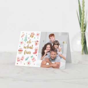 Cute, vad Roligt julfoto är Helgkort