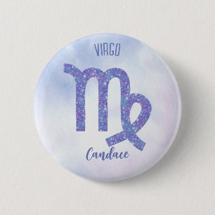 Cute Våg Astrology-Personlig Knapp