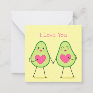 Cute Valentindagen Anteckningskort