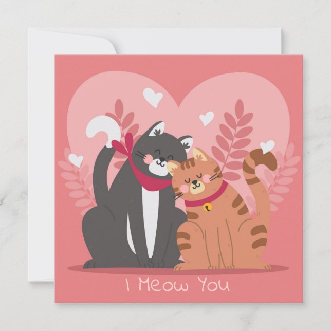 Cute Valentindagen Julkort (Framsida)