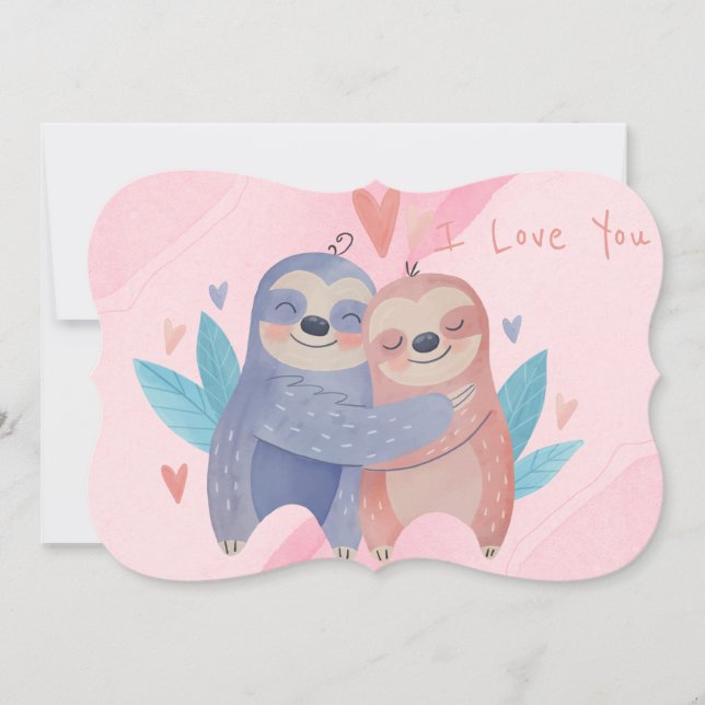 Cute Valentindagen Julkort (Framsida)