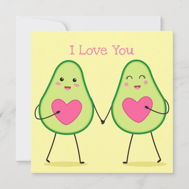 Cute Valentindagen Julkort (Framsida)