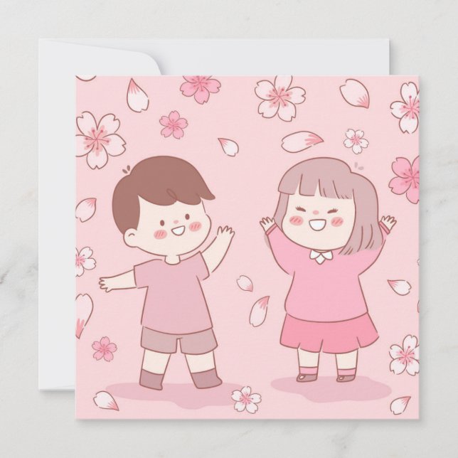 Cute Valentindagen Julkort (Framsida)