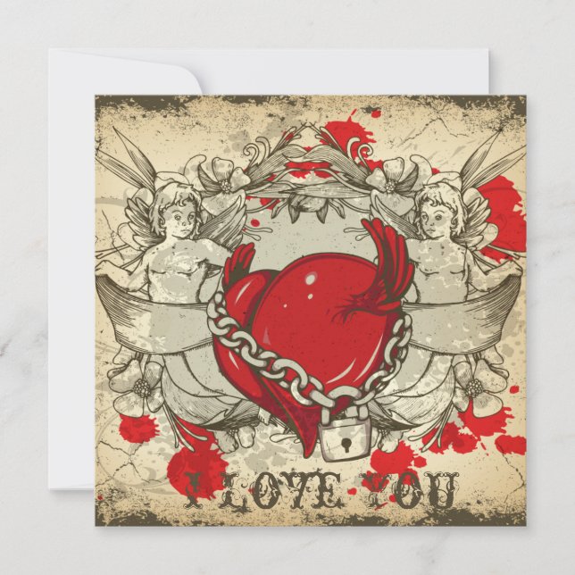 Cute Valentindagen Julkort (Framsida)