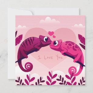 Cute Valentindagen Julkort
