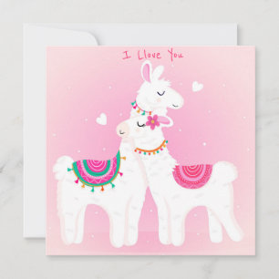 Cute Valentindagen Julkort