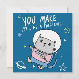 Cute Valentindagen Julkort