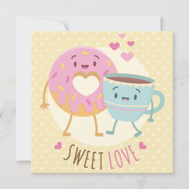 Cute Valentindagen Julkort (Framsida)